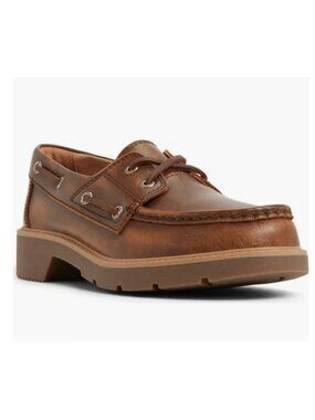 Sperry Top Sider Distressed Brown Boat Shoe Size 11M